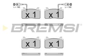 BREMS BP3833 - PASTIGLIE FRENO - BRAKE PADS