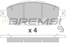 BREMS BP3838 - PASTIGLIE FRENO - BRAKE PADS