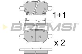 BREMS BP3840 - PASTIGLIE FRENO - BRAKE PADS