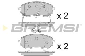 BREMS BP3844 - PASTIGLIE FRENO - BRAKE PADS