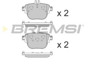 BREMS BP3859 - PASTIGLIE FRENO - BRAKE PADS