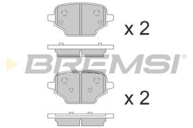 BREMS BP3863 - PASTIGLIE FRENO - BRAKE PADS