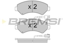 BREMS BP3871 - PASTIGLIE FRENO - BRAKE PADS