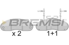 BREMS BP7242 - PASTIGLIE FRENO - BRAKE PADS