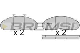 BREMS BP7261 - PASTIGLIE FRENO - BRAKE PADS