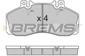 BREMS BP7289 - PASTIGLIE FRENO - BRAKE PADS