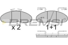 BREMS BP7307 - PASTIGLIE FRENO - BRAKE PADS