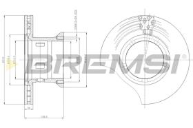 BREMS CD5102V - DISCHI FRENO - BRAKE DISCS