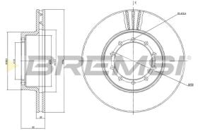 BREMS CD5103V - DISCHI FRENO - BRAKE DISCS