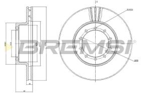 BREMS CD5126V - DISCHI FRENO - BRAKE DISCS