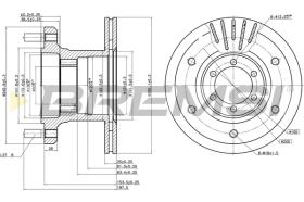 BREMS CD5133V - DISCHI FRENO - BRAKE DISCS