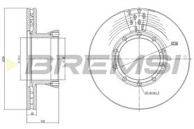 BREMS CD5143V - DISCHI FRENO - BRAKE DISCS