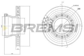 BREMS CD5148V - DISCHI FRENO - BRAKE DISCS