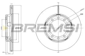 BREMS CD5179V - DISCHI FRENO - BRAKE DISCS