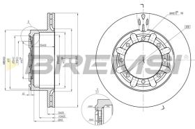 BREMS CD5184V - DISCHI FRENO - BRAKE DISCS