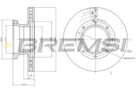 BREMS CD5187V - DISCHI FRENO - BRAKE DISCS