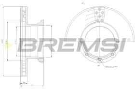 BREMS CD5188V - DISCHI FRENO - BRAKE DISCS