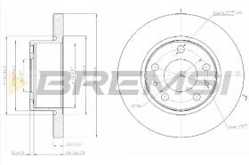 BREMS CD5194S - DISCHI FRENO - BRAKE DISCS