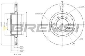 BREMS CD5235V - DISCHI FRENO - BRAKE DISCS