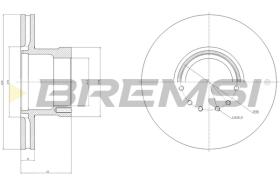 BREMS CD5255V - DISCHI FRENO - BRAKE DISCS