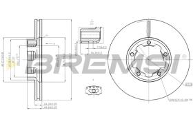 BREMS CD5261V - DISCHI FRENO - BRAKE DISCS