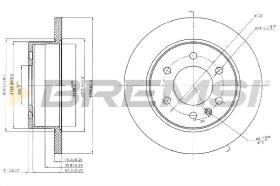 BREMS CD5311S - DISCHI FRENO - BRAKE DISCS