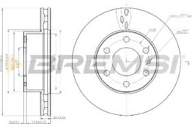 BREMS CD5314V - DISCHI FRENO - BRAKE DISCS