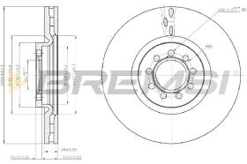 BREMS CD5317V - DISCHI FRENO - BRAKE DISCS