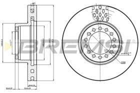 BREMS CD5319V - DISCHI FRENO - BRAKE DISCS