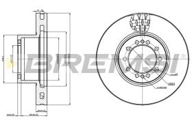 BREMS CD5324V - DISCHI FRENO - BRAKE DISCS