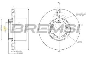 BREMS CD5326V - DISCHI FRENO - BRAKE DISCS