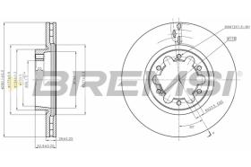 BREMS CD5339V - DISCHI FRENO - BRAKE DISCS