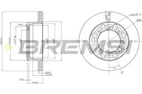 BREMS CD5340V - DISCHI FRENO - BRAKE DISCS