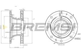 BREMS CD5341V - DISCHI FRENO - BRAKE DISCS