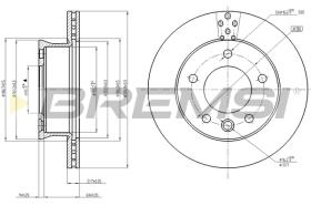 BREMS CD5361V - DISCHI FRENO - BRAKE DISCS