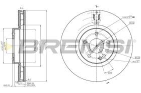 BREMS CD5379V - DISCHI FRENO - BRAKE DISCS