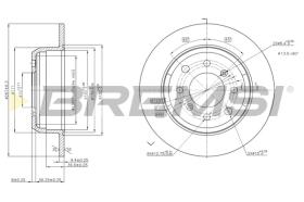 BREMS CD6002S - DISCHI FRENO - BRAKE DISCS