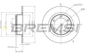 BREMS CD6011S - DISCHI FRENO - BRAKE DISCS