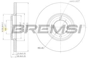 BREMS CD6023S - DISCHI FRENO - BRAKE DISCS