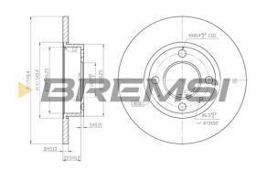 BREMS CD6042S - DISCHI FRENO - BRAKE DISCS