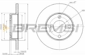 BREMS CD6048S - DISCHI FRENO - BRAKE DISCS