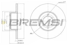 BREMS CD6054S - DISCHI FRENO - BRAKE DISCS