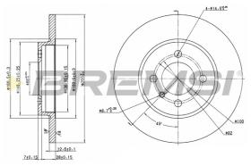 BREMS CD6062S - DISCHI FRENO - BRAKE DISCS