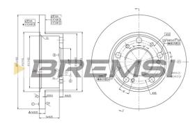 BREMS CD6063S - DISCHI FRENO - BRAKE DISCS