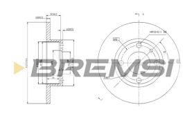 BREMS CD6083S - DISCHI FRENO - BRAKE DISCS