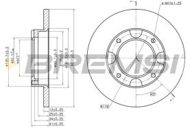 BREMS CD6087S - DISCHI FRENO - BRAKE DISCS