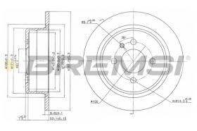 BREMS CD6093S - DISCHI FRENO - BRAKE DISCS