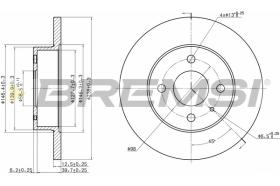 BREMS CD6127S - DISCHI FRENO - BRAKE DISCS