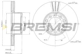 BREMS CD6143V - DISCHI FRENO - BRAKE DISCS