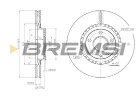 BREMS CD6156V - DISCHI FRENO - BRAKE DISCS